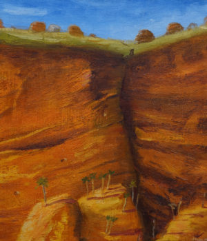 22. Fan Palms in a Gorge